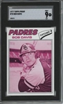 1977 Topps #78 Bob Davis 9 card progressive proof.